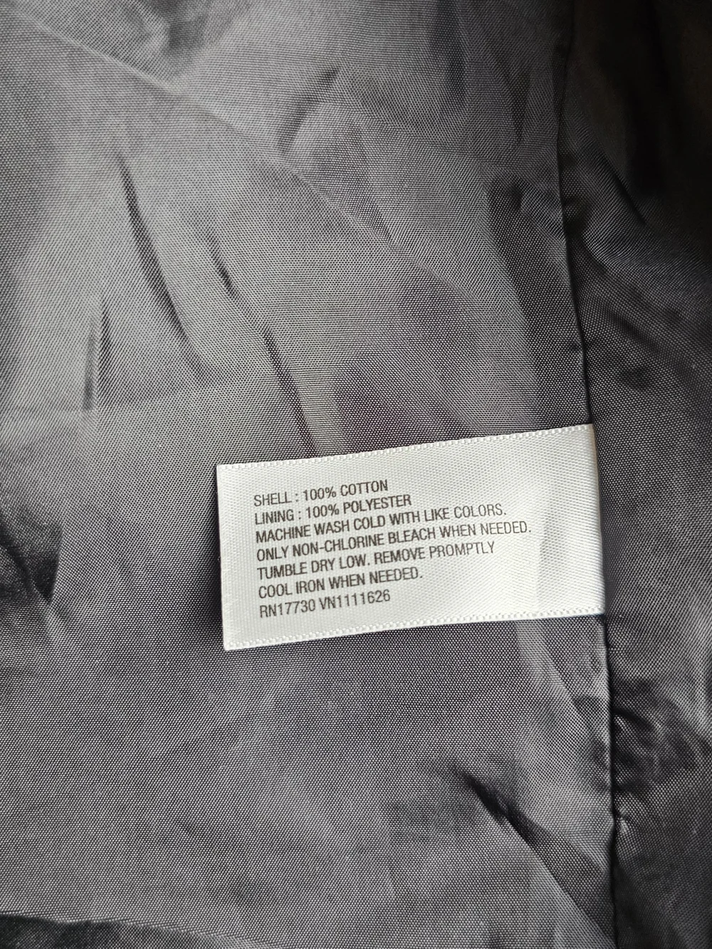 Cherokee Gray Herringbone Double-Breasted Pea Coat